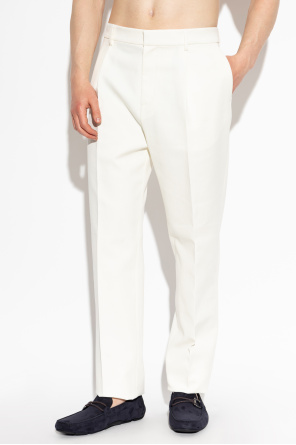 FERRAGAMO Pantalones de raya marcada