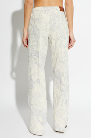 forte_forte Patterned pants