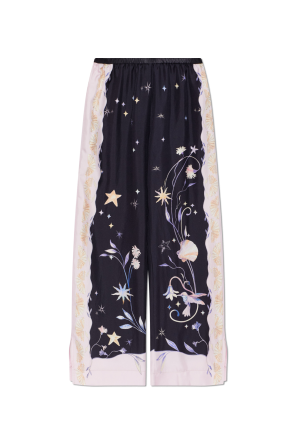 Silk trousers
