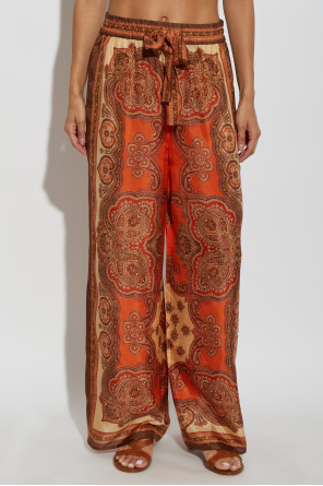 Zimmermann Silk wide-leg trousers