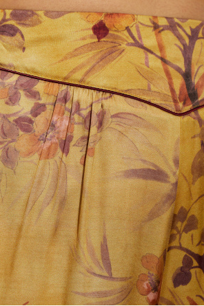 forte_forte Trousers with a botanical motif