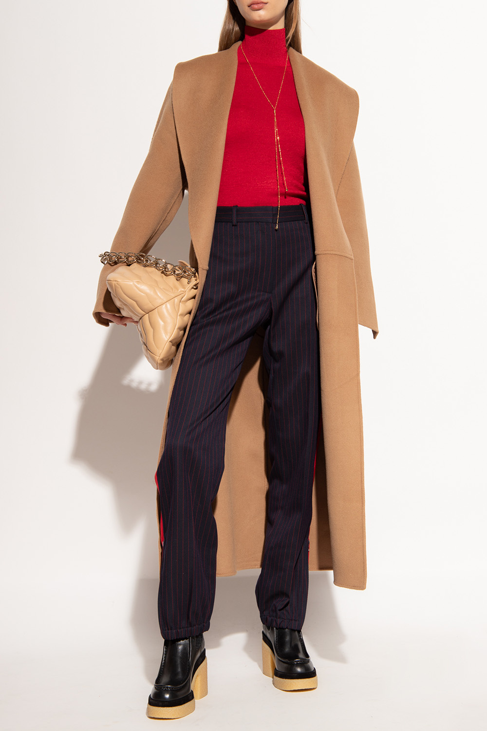 Victoria Beckham DONDUP trousers with side stripes