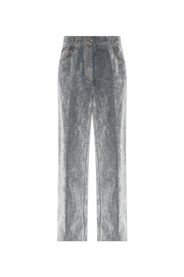 Velvet-Finish Jeans od forte_forte