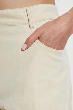 forte_forte Velvet Straight-Leg Pants