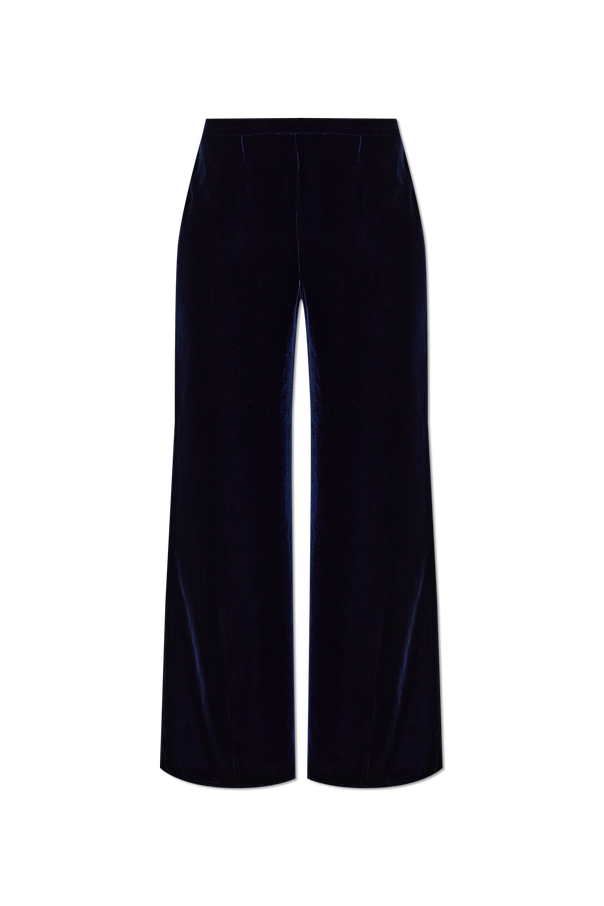 Velvet wide-leg trousers od forte_forte