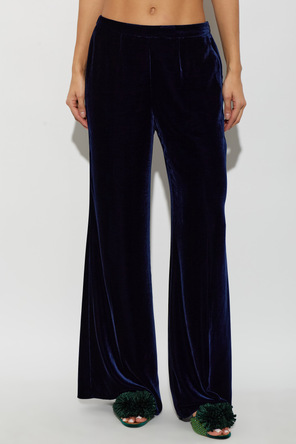 forte_forte Velvet wide-leg trousers
