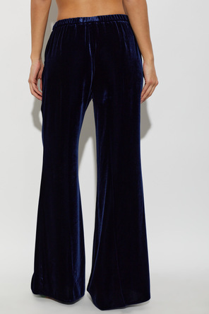 forte_forte Velvet wide-leg trousers