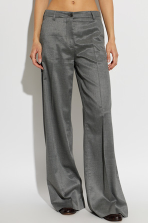 Paul & Shark Pleated wide-leg trousers