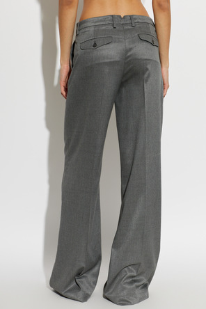 Paul & Shark Pleated wide-leg trousers