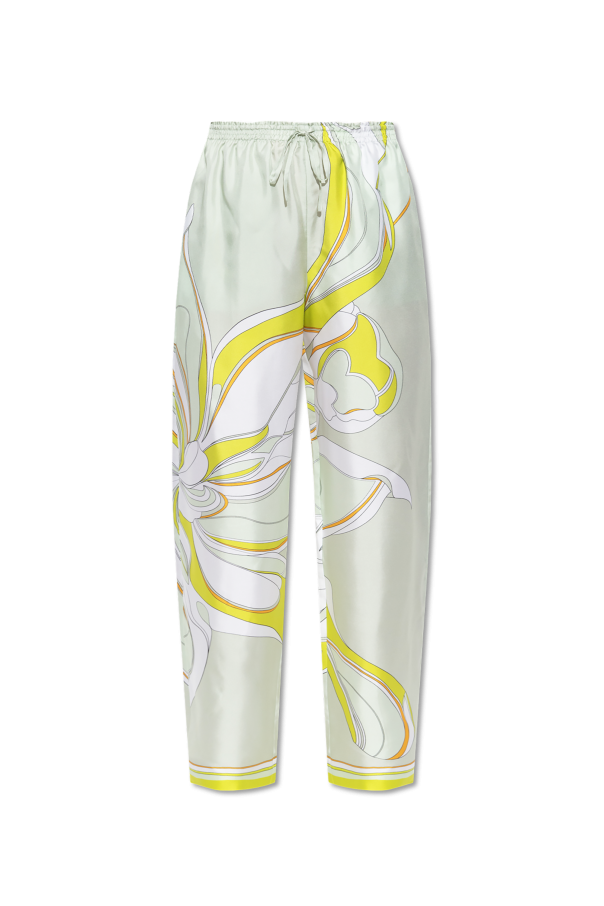 Tory Burch Silk pants with print