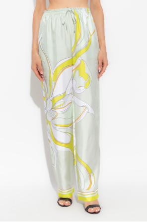 Tory Burch Silk pants with print