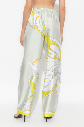 Tory Burch Silk pants with print