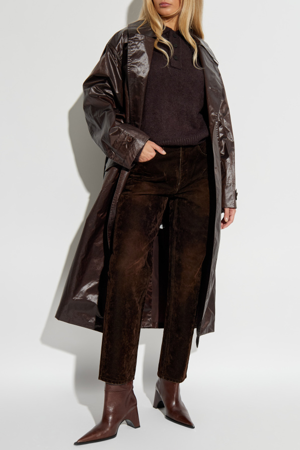 Tory Burch Jeans with a velvet finish