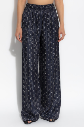 Tory Burch Patterned wide-leg trousers