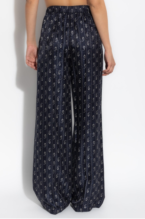 Tory Burch Patterned wide-leg trousers