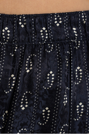 Tory Burch Patterned wide-leg trousers