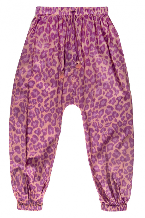 Zimmermann Kids Leopard-print Stretch trousers