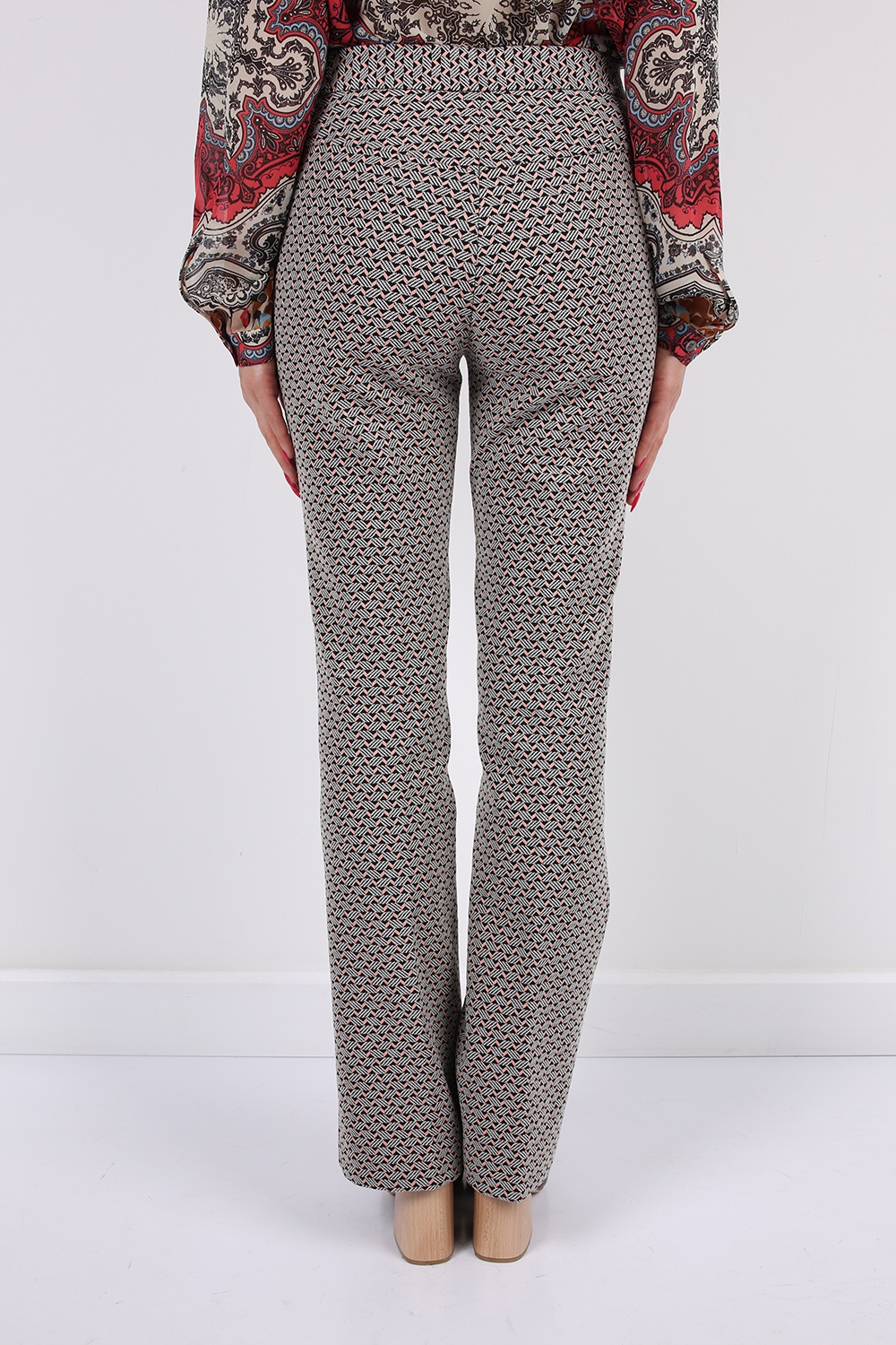 patterned bell bottoms