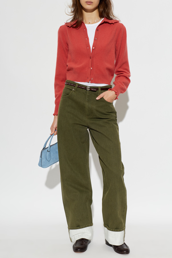 Tory Burch Jeans with Turned-Up Legs