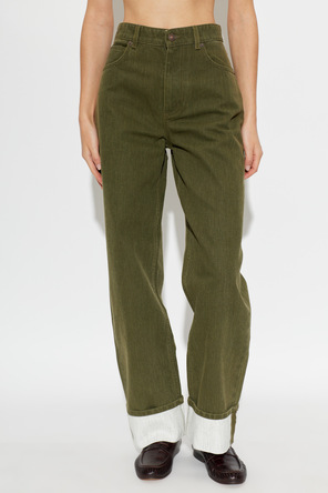 Tory Burch Jeans with Turned-Up Legs