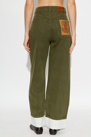 Tory Burch Jeans with Turned-Up Legs