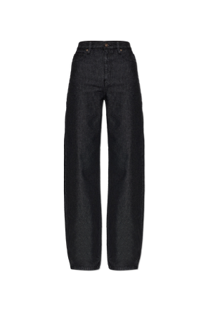 Jeans with Straight-Leg Cut