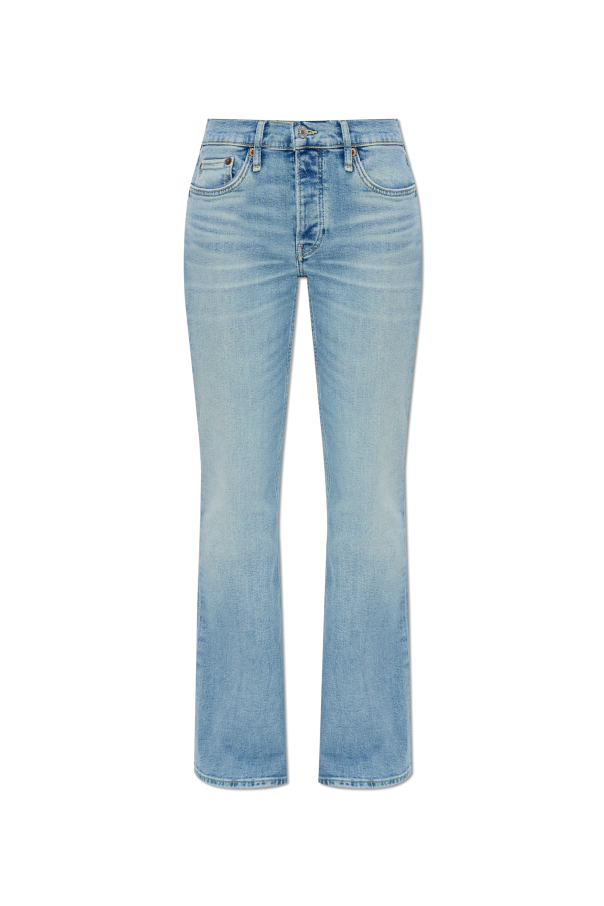 Jeans with flared legs od RE/DONE