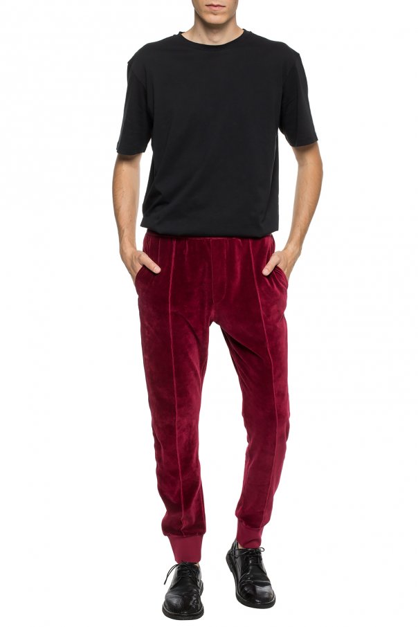 Velvet sweatpants Haider Ackermann 
