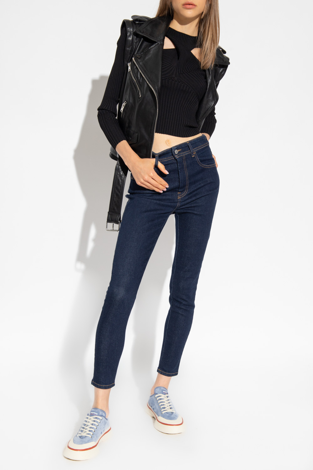 Diesel ‘1984 SLANDY-HIGH’ super skinny jeans