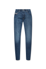 faded-effect denim jeans