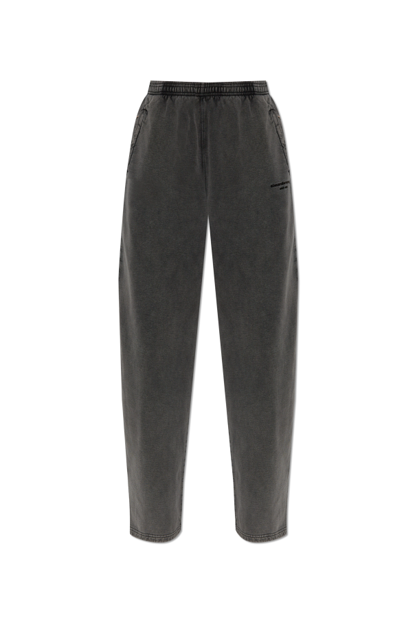 Sweatpants with embroidered logo od Alexander Wang