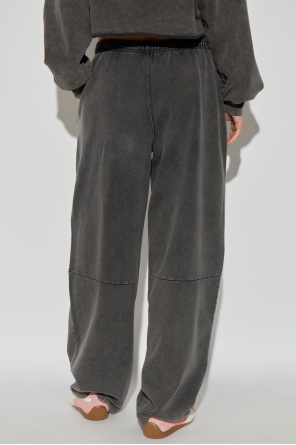 Alexander Wang Pantalones deportivos con logo bordado