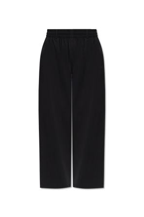 Wide-leg sweatpants