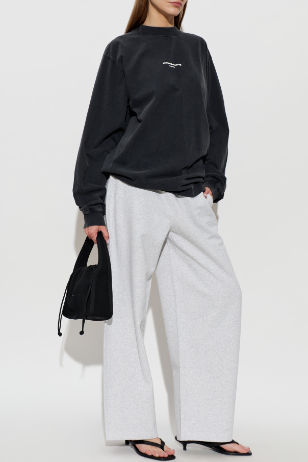 Alexander Wang Pantalones de chándal de pierna ancha