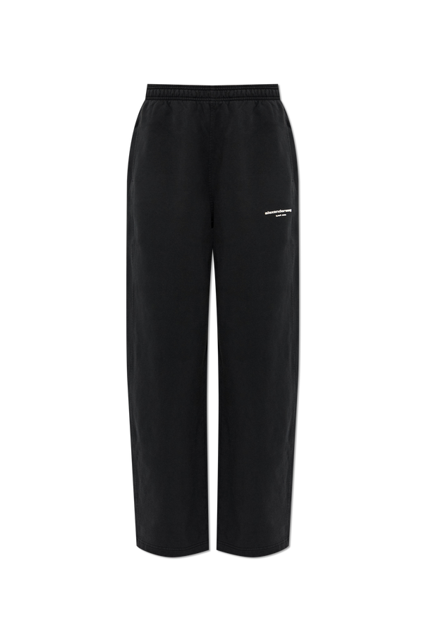 Sweatpants with embossed logo od Alexander Wang