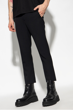 Comme des Garçons Black Wełniane spodnie