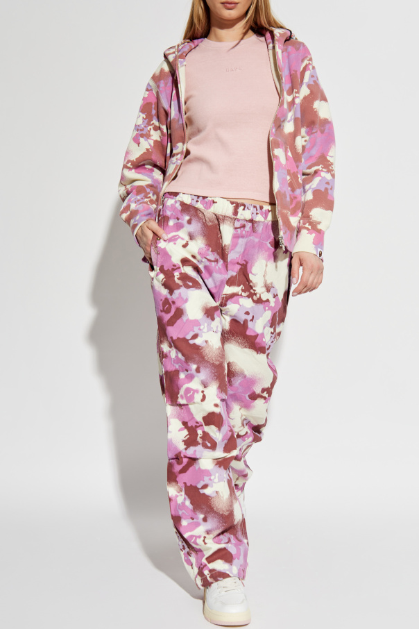 A BATHING APE® Pants with camouflage effect