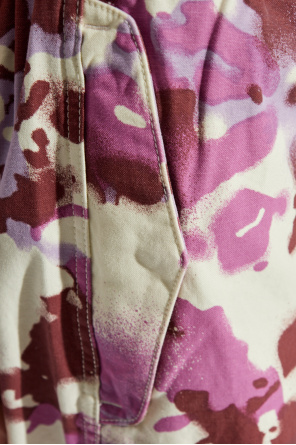 A BATHING APE® Pants with camouflage effect
