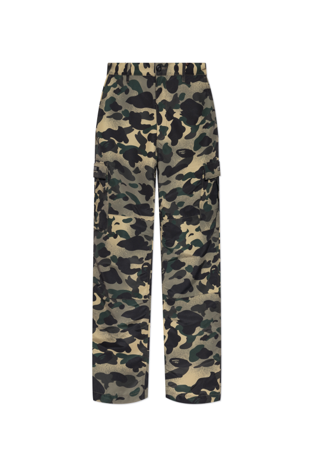 Camouflage pattern trousers od A BATHING APE®