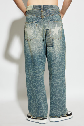 A BATHING APE® Jeans mit Muster