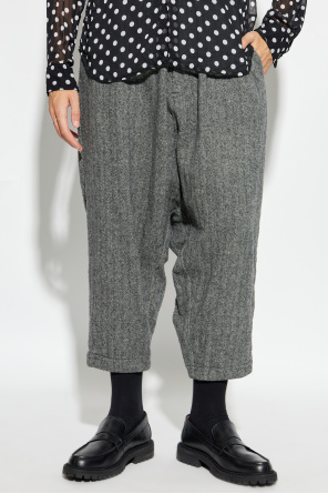 Comme des Garçons Black Wool Trousers