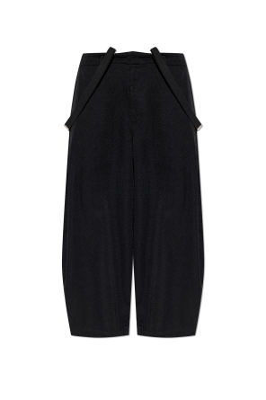 Trousers with detachable suspenders od Comme des Garçons Black