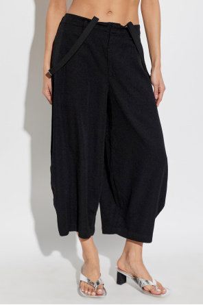 Comme des Garçons Black Trousers with detachable suspenders