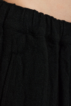 Comme des Garçons Black Wool wide-leg trousers