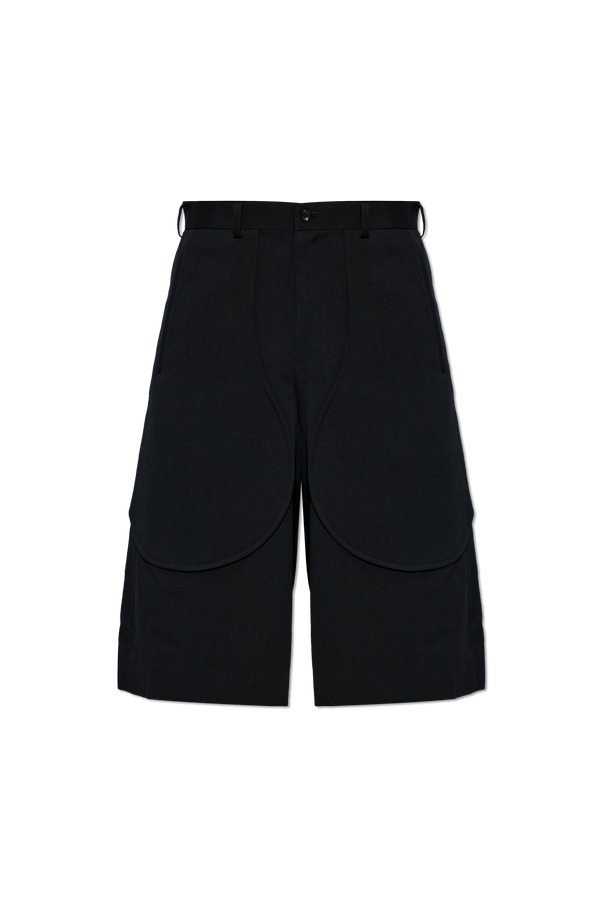 Comme des Garçons Black Wide-leg shorts