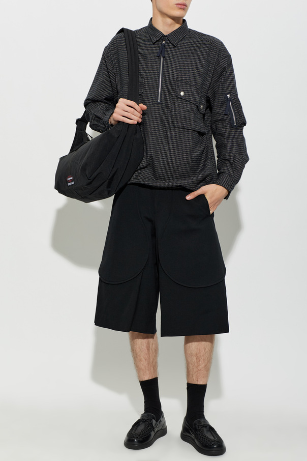 Comme des Garçons Black Wide-leg shorts