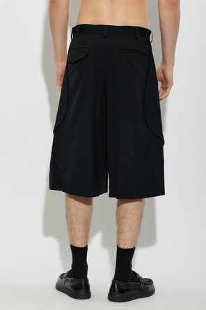 Comme des Garçons Black Wide-leg shorts
