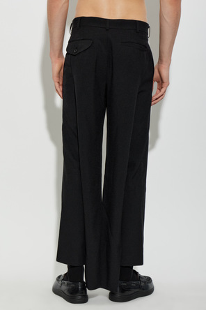 Comme des Garçons Black Spodnie o asymetrycznym kroju
