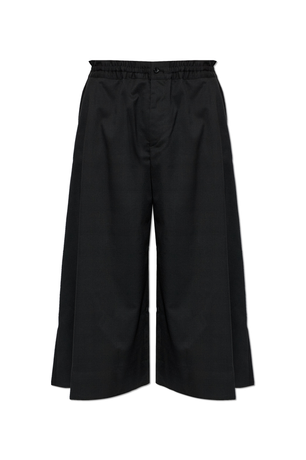 Trousers with flared legs od Comme des Garçons Black