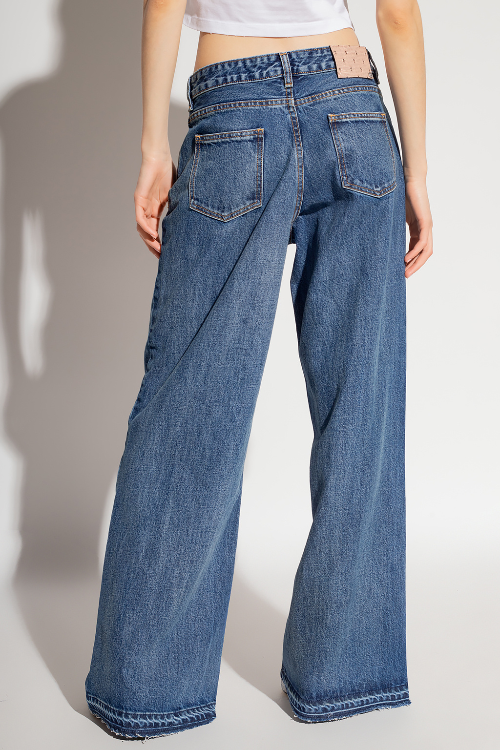 Red valentino pointed-toe Jeans with pockets